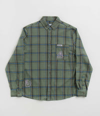 Butter Goods Bugs Flannel Shirt in Sage