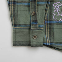 Butter Goods Bugs Flannel Shirt in Sage thumbnail