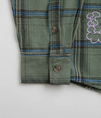 Butter Goods Bugs Flannel Shirt in Sage