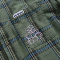 Butter Goods Bugs Flannel Shirt in Sage thumbnail