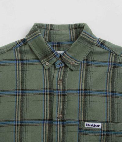 Butter Goods Bugs Flannel Shirt in Sage