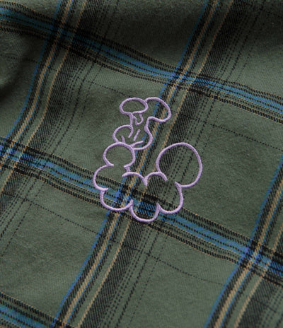 Butter Goods Bugs Flannel Shirt in Sage