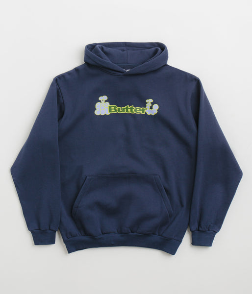 Butter Goods Bugs Logo Hoodie - Navy | flatspot