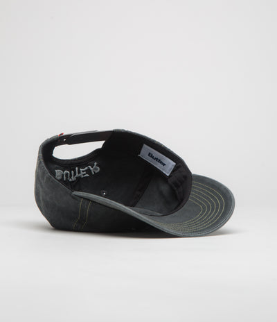 Butter Goods Canine 5 Panel Cap in Washed Black