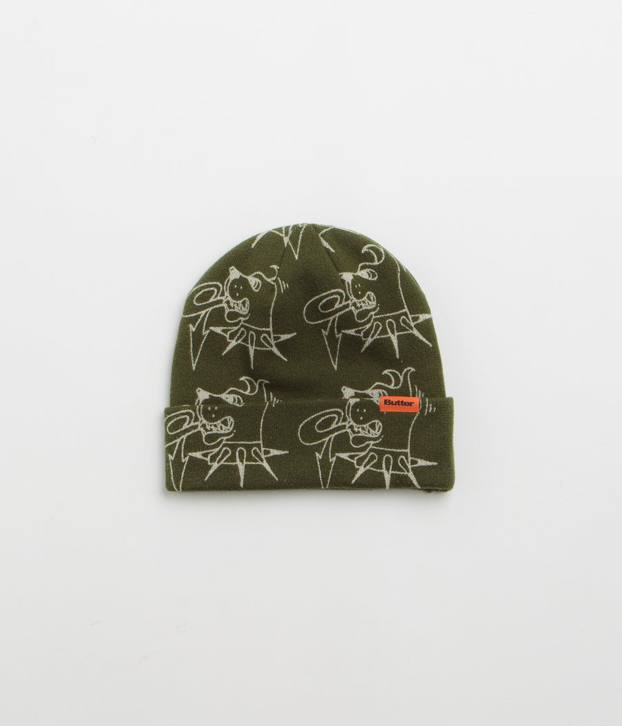 Butter Goods Canine Beanie in Fatigue