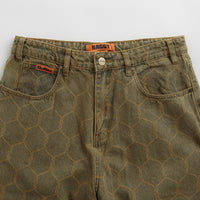Butter Goods Chain Link Jeans - Washed Brown thumbnail