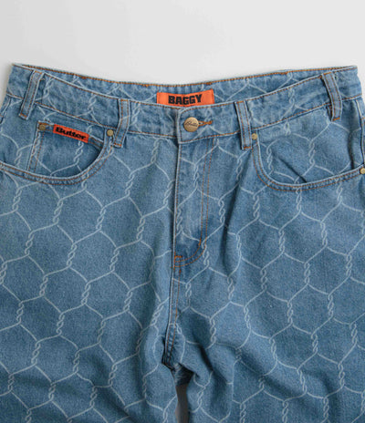 Butter Goods Chain Link Jeans - Washed Indigo
