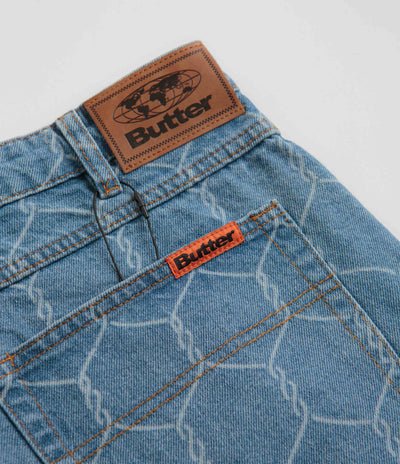 Butter Goods Chain Link Jeans - Washed Indigo