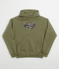 Butter Goods Character Hoodie in Army