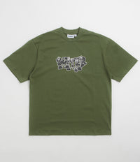 Butter Goods Character T-Shirt in Army