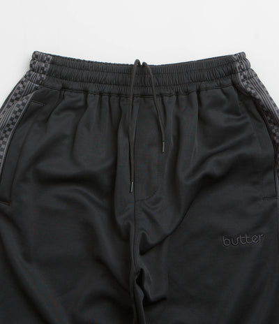 Butter Goods Check Tape Tracksuit Pants in Black