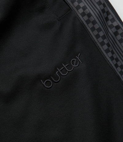 Butter Goods Check Tape Tracksuit Pants in Black