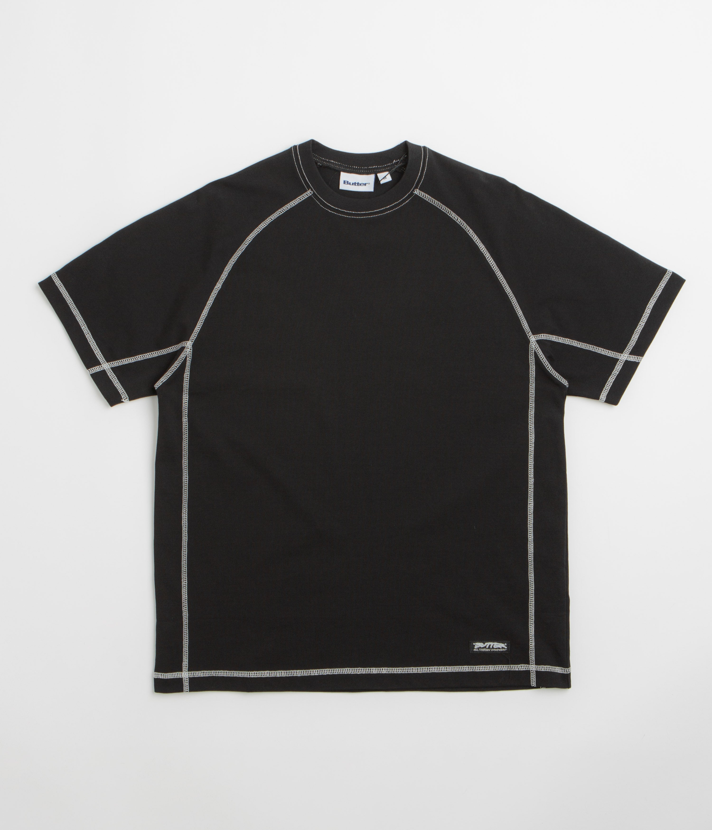 Butter Goods Cliff Contrast T-Shirt - Black