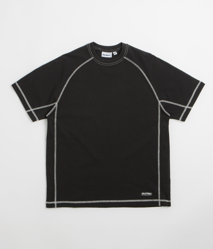 Butter Goods Cliff Contrast T-Shirt - Black