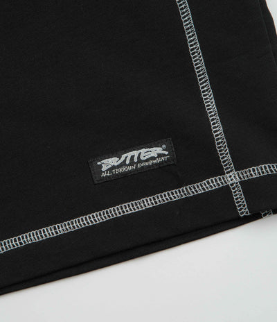 Butter Goods Cliff Contrast T-Shirt - Black