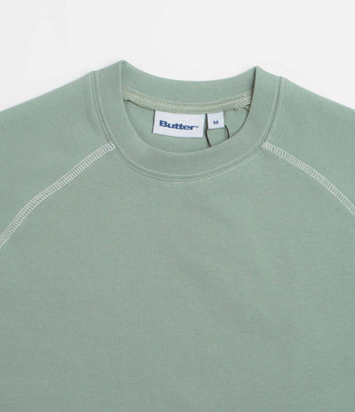 Butter Goods Cliff Contrast T-Shirt in Dull Mint