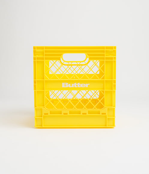 Butter Goods Collapsable Record Crate - Yellow