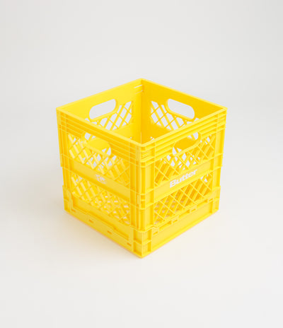 Butter Goods Collapsable Record Crate in Yellow