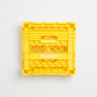 Butter Goods Collapsable Record Crate in Yellow thumbnail