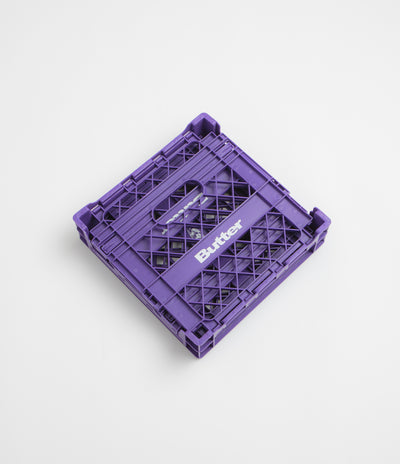 Butter Goods Collapsible Record Crate - Purple