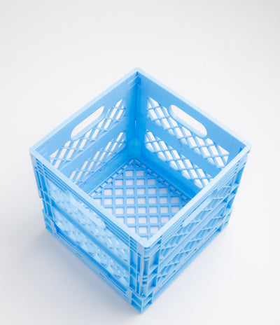 Butter Goods Collapsible Record Crate - Sky Blue