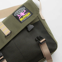 Butter Goods Commute Side Bag in Olive and Khaki Ripstop thumbnail