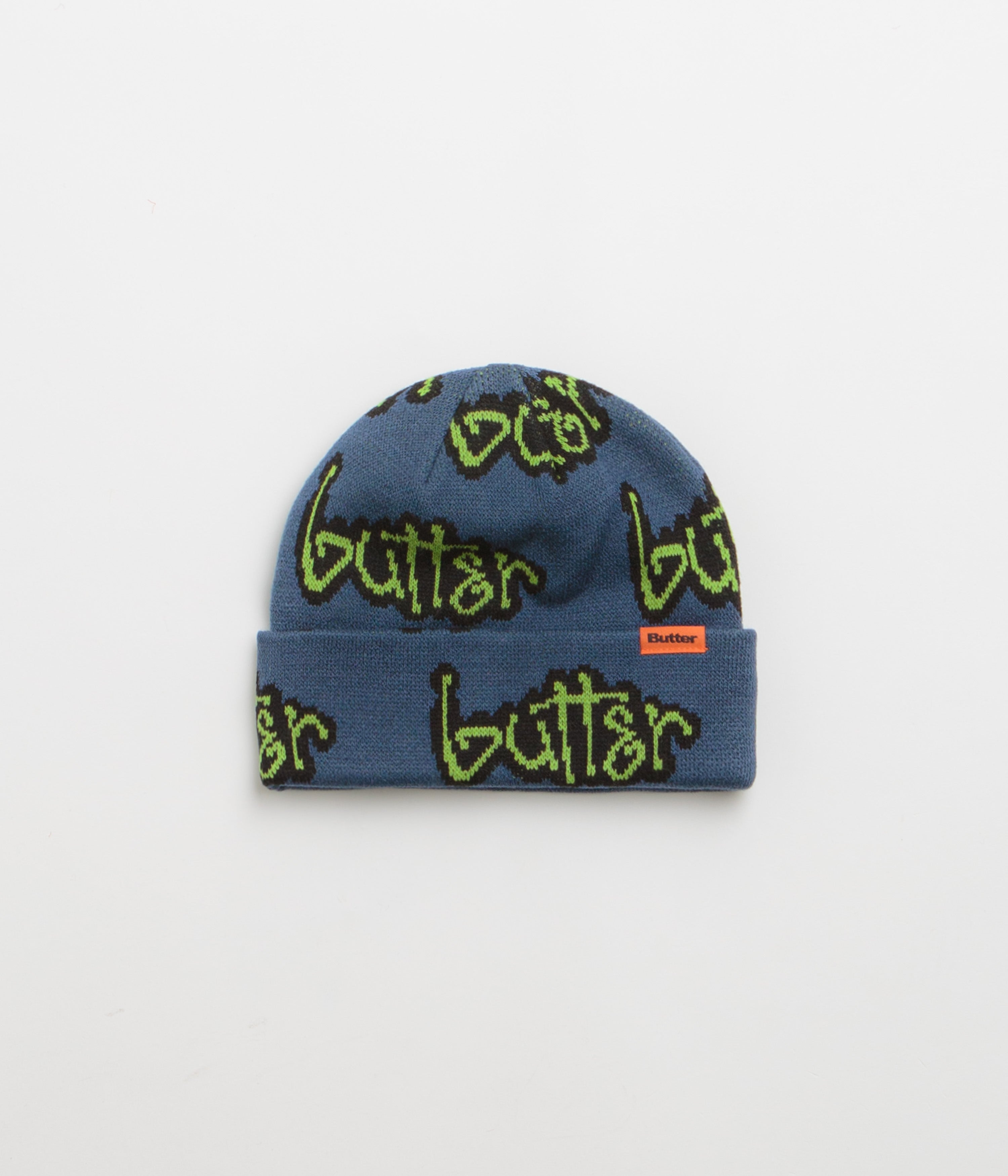 Butter Goods Connection Beanie in Denim