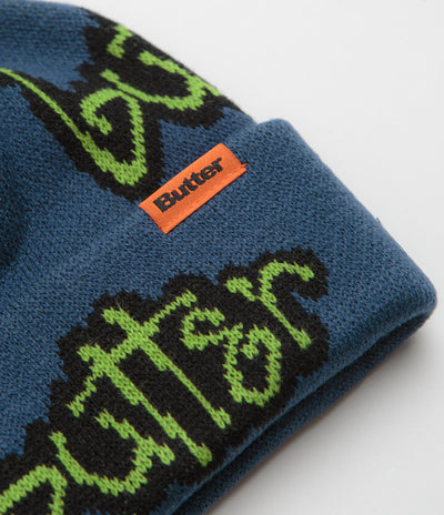 Butter Goods Connection Beanie in Denim