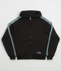 Butter Goods Connection Zip-Thru Hoodie in Black