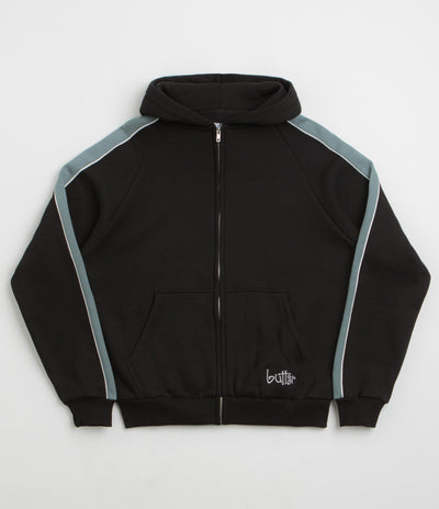 Butter Goods Connection Zip-Thru Hoodie - Black