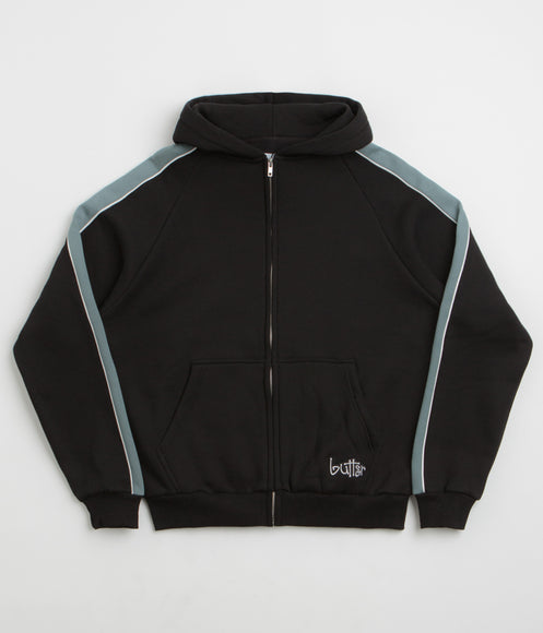 Butter Goods Connection Zip-Thru Hoodie - Black