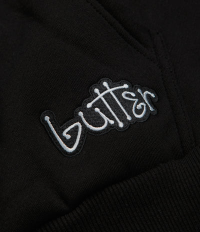 Butter Goods Connection Zip-Thru Hoodie - Black