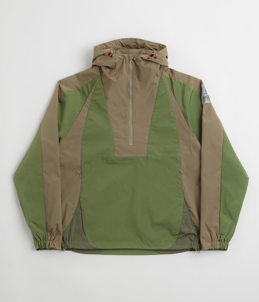 Butter Goods Contour Anorak Jacket in Sage and Stone