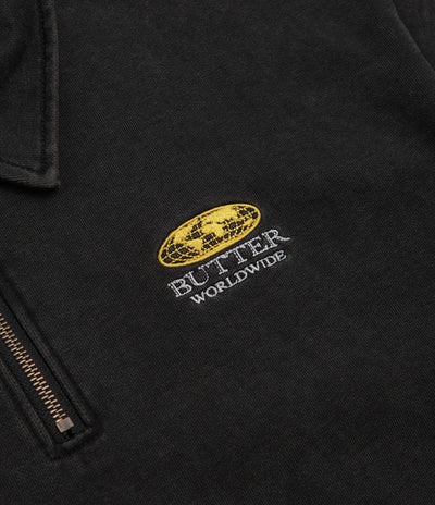 Butter Goods Corp 1/4 Zip Sweatshirt - Black