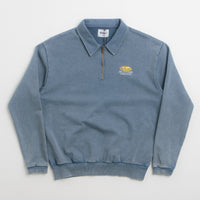 Butter Goods Corp 1/4 Zip Sweatshirt - Navy thumbnail