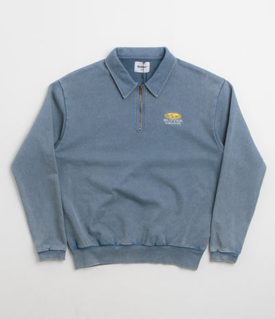 Butter Goods Corp 1/4 Zip Sweatshirt - Navy