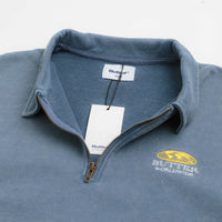 Butter Goods Corp 1/4 Zip Sweatshirt - Navy thumbnail