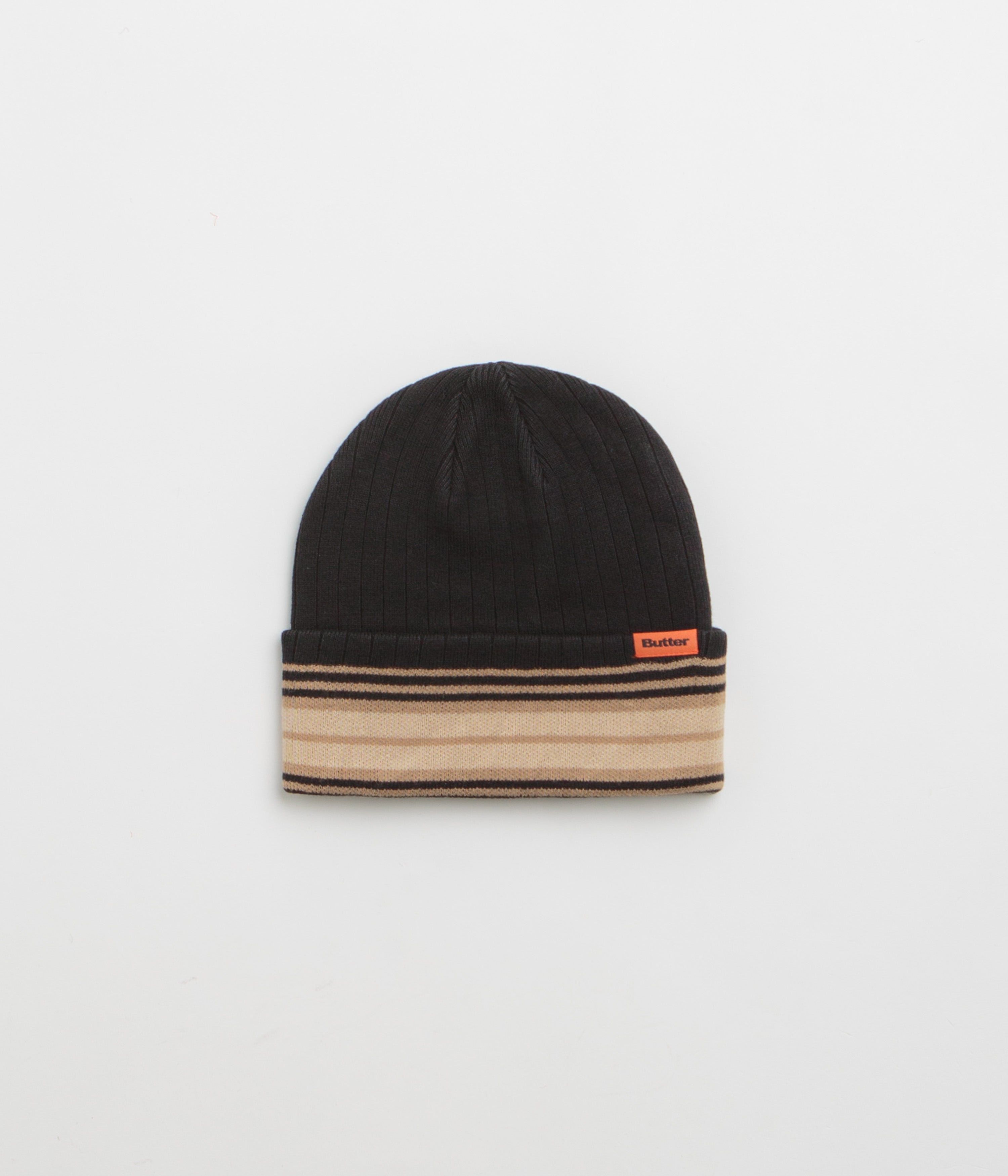 Butter Goods Crest Beanie in Black