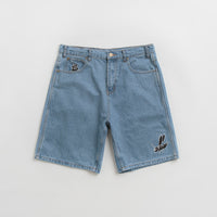 Butter Goods Critter Baggy Denim Shorts in Washed Indigo thumbnail