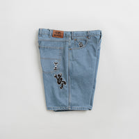 Butter Goods Critter Baggy Denim Shorts in Washed Indigo thumbnail
