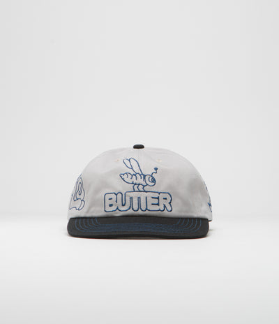 Butter Goods Critter Cap in Grey and Black