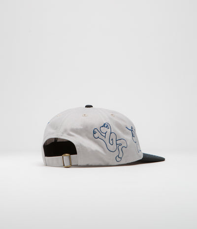 Butter Goods Critter Cap in Grey and Black
