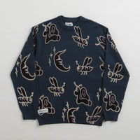 Butter Goods Critter Knitted Sweatshirt - Slate thumbnail