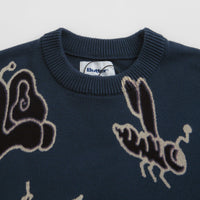 Butter Goods Critter Knitted Sweatshirt - Slate thumbnail