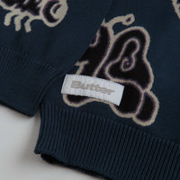 Butter Goods Critter Knitted Sweatshirt - Slate thumbnail