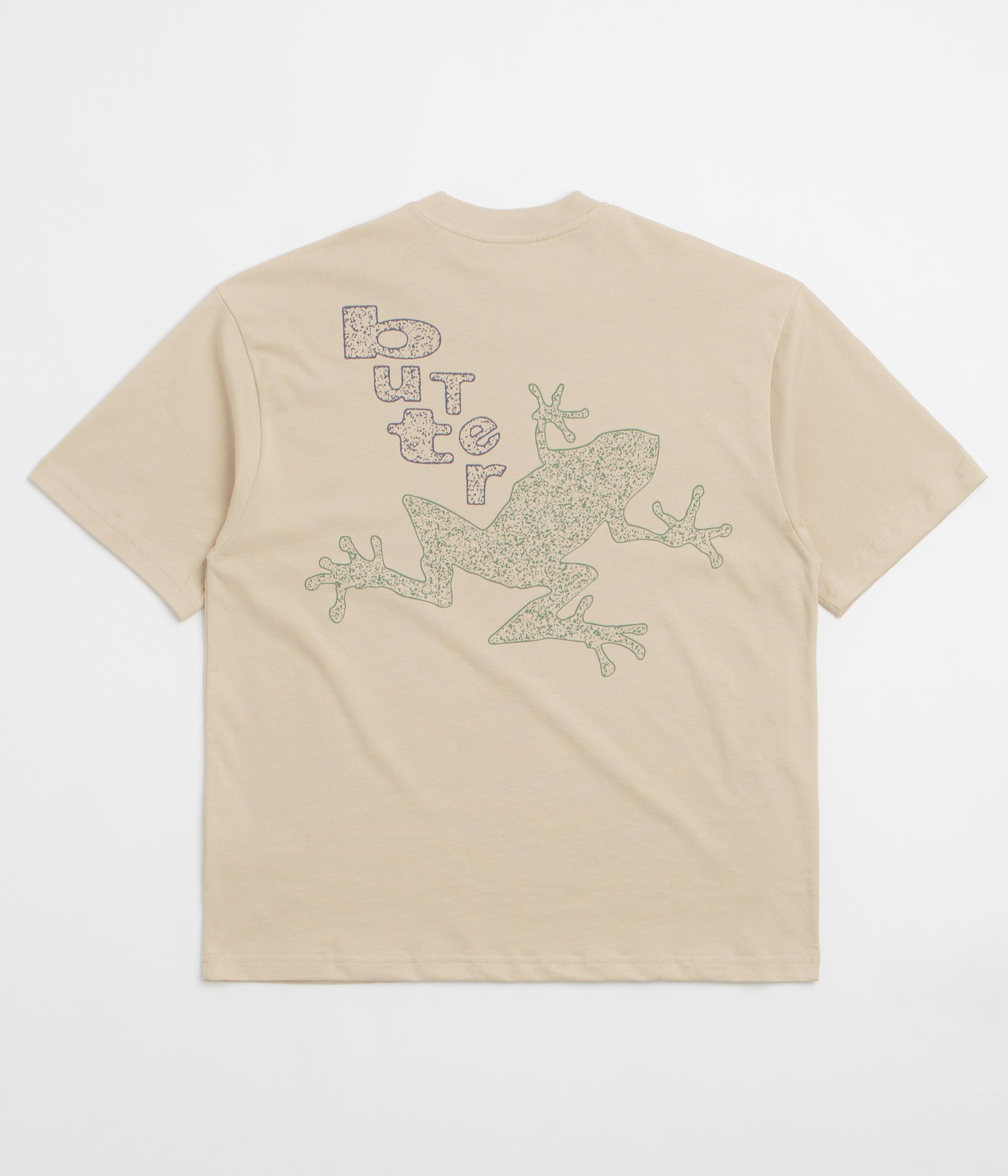 Butter Goods Croaker T-Shirt in Taupe