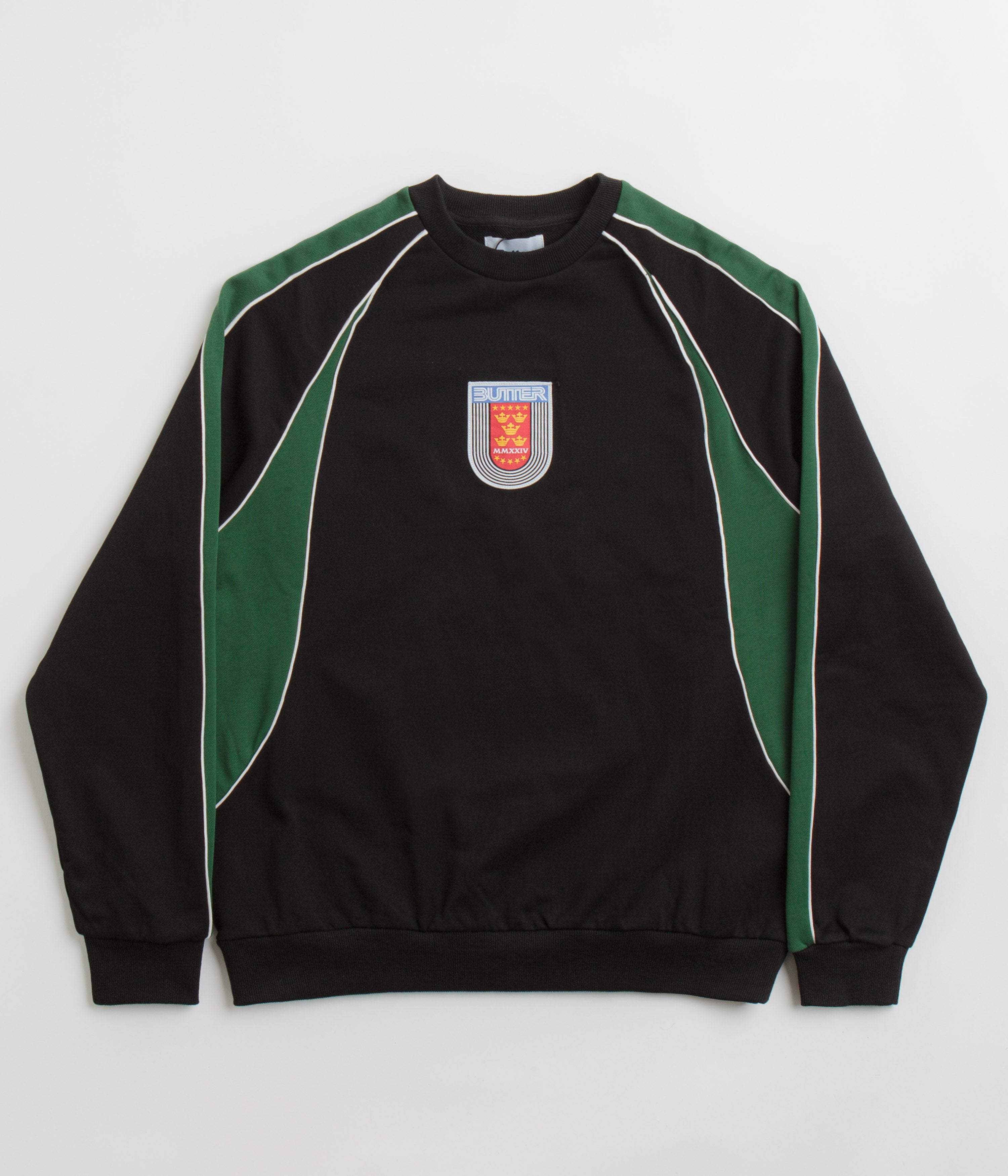 Butter Goods Crown Crewneck Sweatshirt - Ash | Flatspot