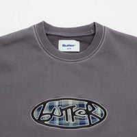 Butter Goods Crust Crewneck Sweatshirt in Washed Charcoal thumbnail