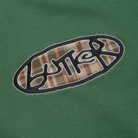 Butter Goods Crust Crewneck Sweatshirt in Washed Forest thumbnail