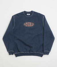 Butter Goods Crust Crewneck Sweatshirt in Washed Navy
